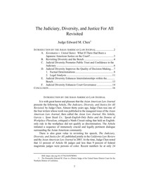 judiciary diversity essay